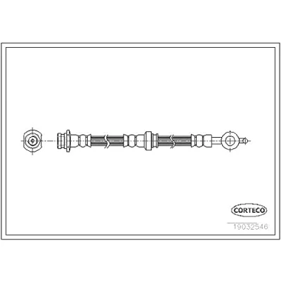 Afbeelding van CORTECO 19032546 Remslang Vooras 426mm