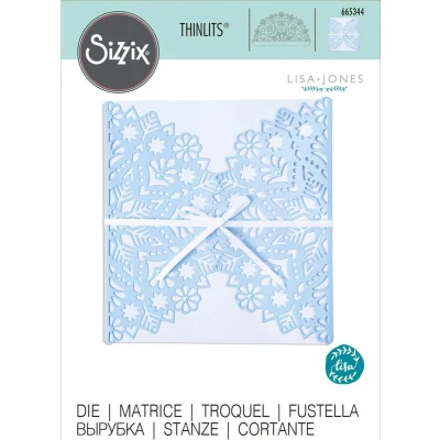 Afbeelding van Sizzix Thinlits Die Snowflake Wrap 665344 Lisa Jones (07 21)