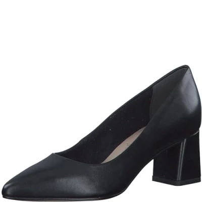 Afbeelding van Tamaris pumps 1 22435 41 normaal, zwart leder, 37 EU