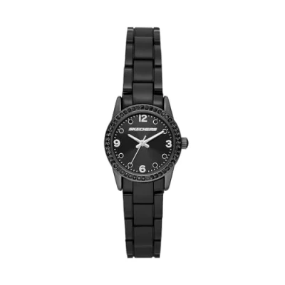 Afbeelding van Skechers Horloge voor dames, Quartz uurwerk met siliconen, polyurethaan, lederen of roestvrij stalen band,Grafiet en wit,26MM