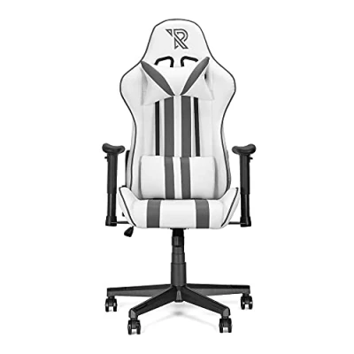 Afbeelding van Ranqer Felix gamestoel / gaming chair wit grijs