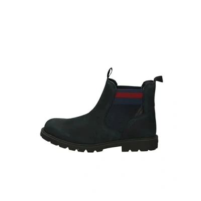 Afbeelding van Geox Jongens J Shaylax Boy enkellaars, Navy Red, 28 EU