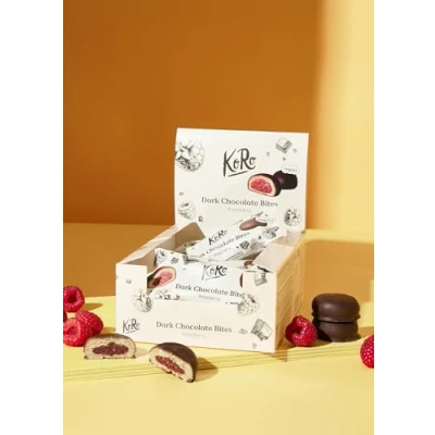 Afbeelding van KoRo Bio purechocoladebites framboos 12 x 2 20 g