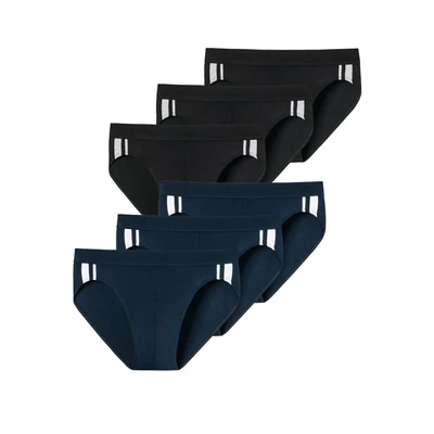Afbeelding van Schiesser 6PACK Slip, Heren, Maat: Small, Schwarz navy