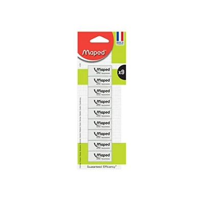 Afbeelding van Maped Technic 300 011309 9 stuks gummen