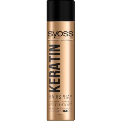 Afbeelding van Syoss Hairspray Keratine Strong Hold 400 ml