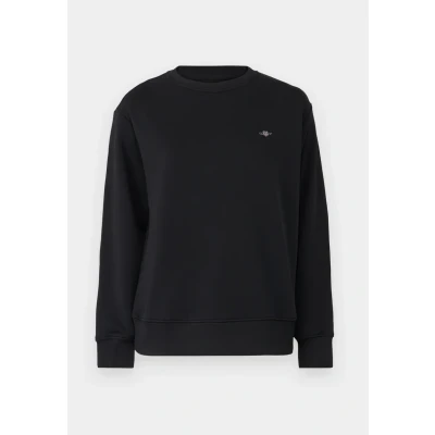 Afbeelding van GANT Shield Cneck Sweater, Dames, Maat: Small, Black
