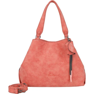 Afbeelding van Fritzi aus Preußen Schoudertas Bitzi03 Jive Shopper Warm Mandarin Koraalrood