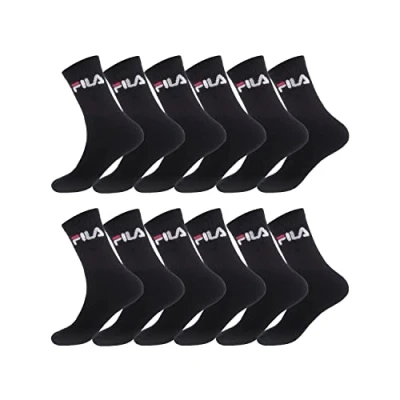 Afbeelding van Fila Sportsokken (12 stuks) heren, zwart (zwart N Nr), 39 42 EU