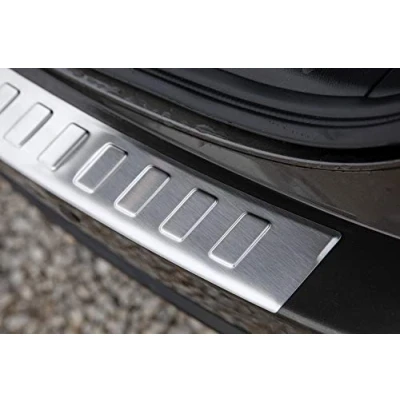 Afbeelding van tuning art L311 Roestvrijstalen Achterbumperprotector voor Mazda CX 5 2, Kleur:Zilver
