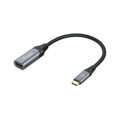 Afbeelding van Equip 133492 video kabel adapter 0,15 m USB Type C HDMI Zwart, Grijs