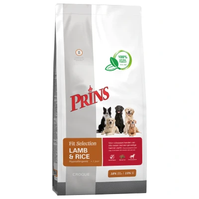 Afbeelding van Prins Fit Selection Lam&amp;Rijst Hondenvoer 2 kg