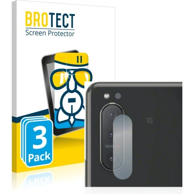 Afbeelding van BROTECT Screenprotector voor Sony Xperia 5 II (ALLEEN Camera Lens) Folie Beschermfolie Beschermglas transparant (3 Stuks)