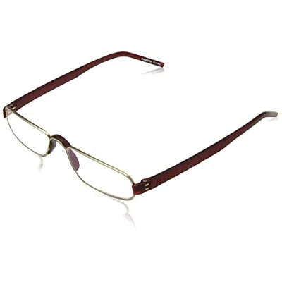 Afbeelding van Rodenstock leesbril ProRead R2180 (unisex), bril met ontspiegelde volledige rand glazen, lichtgewicht roestvrijstalen montuur, voor verziendheid (+1.0 dpt.), roségoud
