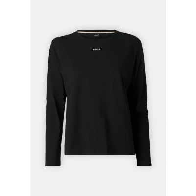 Afbeelding van BOSS Slaapshirt zwart / wit