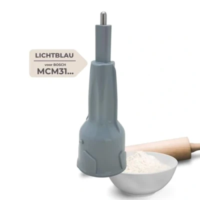 Afbeelding van Lichtblau houder voor snijmachines, grijs, Bosch keukenmachine, reservedrager geschikt MCM3100W, MCM3110W en MCM3200W, doorloopsnijmachines, reserveonderdelen