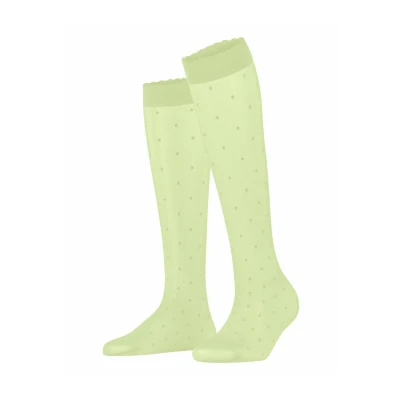 Afbeelding van Falke Dot 15 Denier Kniekousen, Dames, Maat: 39 42, Lemon