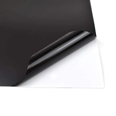Afbeelding van Evergreen Goods Kleurplaten in A4 formaat, zelfklevend, waterdicht, mat/glanzend knutselvinyl (plastic met kleverige achterkant) voor stansmachines (zwart (mat))