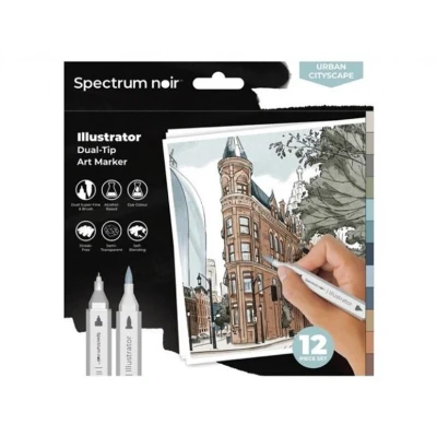 Afbeelding van Spectrum Noir Illustrator 12st Urban Cityscape