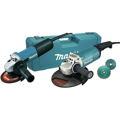 Afbeelding van Makita DK0047GX1 125 Mm + 230 Haakse Slijper Combopack 9558HNRGZ GA9060 In Koffer 230V