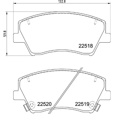 Afbeelding van Brembo Remblokset P 30 107