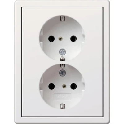 Afbeelding van Gira Wandcontactdoos F100 (WCD schakelmateriaal) 0780112 E2TCG