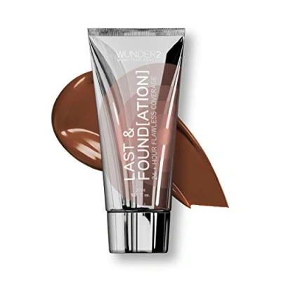 Afbeelding van Wunder2 Last &amp; Foundation Make up 24+ Hour Liquid Foundation, volledige dekking, waterdicht met hyaluronzuur, kleurespresso