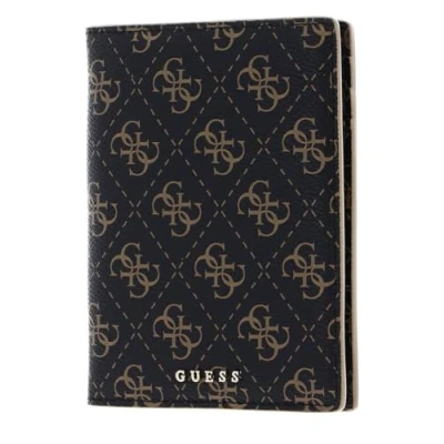 Afbeelding van GUESS Passport Case Brown Logo
