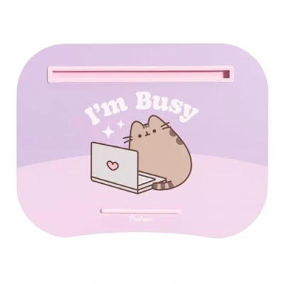 Afbeelding van Grupo Erik Laptop Schootkussen met Werkblad et handvat Pusheen Laptoptafel Tekenbord Makkelijk Boeken Lezen op Schoot 34 x 44 cm