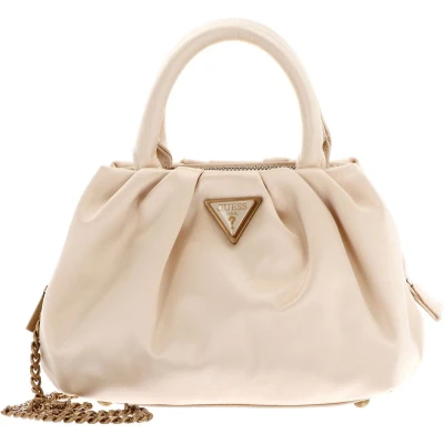 Afbeelding van GUESS Schoudertas Handtas Tori Mini Frame Satchel Bag Ivory Crème
