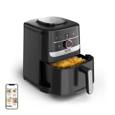 Afbeelding van Tefal Easy Fry Smart &amp; Silence EY5728 Stille Airfryer XL Tot 6 personen 5 L