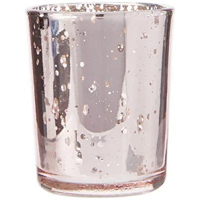 Afbeelding van CLUB GREEN Glas SM.Rose Kaarsenhouder 55X65MM, Rozenkwarts, 23,5 x 18 7,5 cm