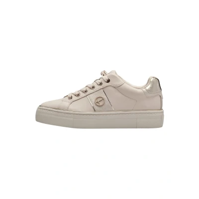 Afbeelding van Tamaris Sneakers laag, Dames, Maat: 37, Ivory Leer en imitatieleer