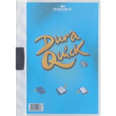 Afbeelding van Durable 227002 klemmap Duraquick, tot 20 vel A4, wit, verpakking van stuks.