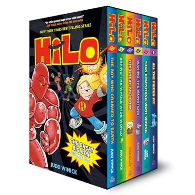 Afbeelding van Hilo: The Great Big Box (Books 1 6): (A Graphic Novel Boxed Set)