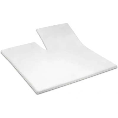 Afbeelding van Split Topper Hoeslaken Cinderella White (Badstof) 180 x 200/210 cm