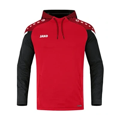 Afbeelding van JAKO Performance Hoodie, Heren, Maat: 52/54, Rot/schwarz