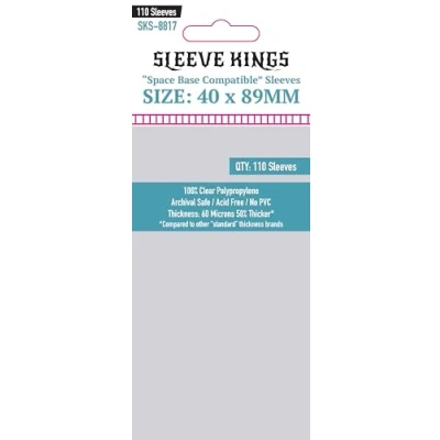Afbeelding van Sleeve Kings Space Base Card Sleeves 40mm X 89mm Pack of 110