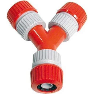 Afbeelding van Talen Tools Y Stuk t.b.v. Tuinslang met Opgeschroefde Slanghouders Ø 12 18 mm PVC