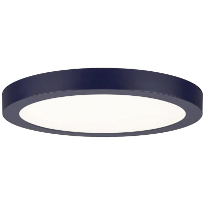 Afbeelding van Paulmann 70986 LED paneel Abia 300mm warmwit rond incl. 1x22 watt nachtblauw mat plafondlamp kunststof 2700 K