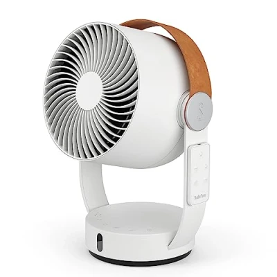 Afbeelding van Stadler Form Leo tafelventilator, 33 cm hoog Wit
