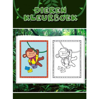 Afbeelding van Leuk dieren kleurboek voor kinderen