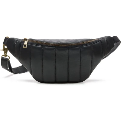 Afbeelding van Chabo Diva Bum Bag black Leren tas Heuptasje