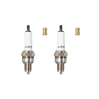 Afbeelding van 2 Stuks TORCH A7RTC Screw Terminal Bougie vervangen voor NGK 4549 CR7HSA Bougie, Denso 4008/U22FSR U 5383/IUF22, Bosch UR3AS Champion Z9Y Copper Plus 808, OEM