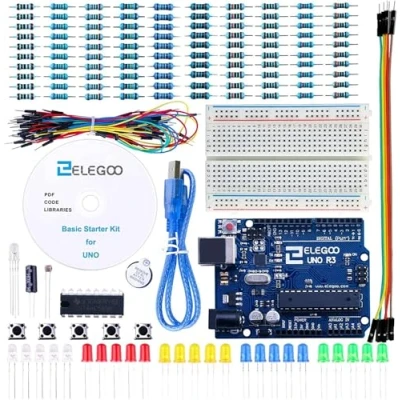 Afbeelding van ELEGOO Basic Starter Kit Duits met R3 microcontroller board