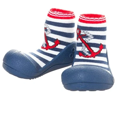 Afbeelding van Attipas Natural herb blauw babyschoenen, loopschoentjes, maat 25 2,5 3,5 jaar