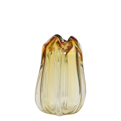Afbeelding van Light &amp; Living Vaas MURELA Ø21x30cm Oranje