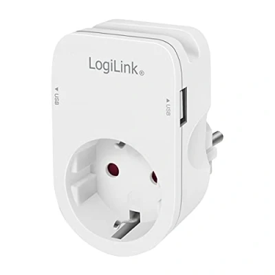 Afbeelding van Adap Logilink DC Adapter with 2x USB Charger White