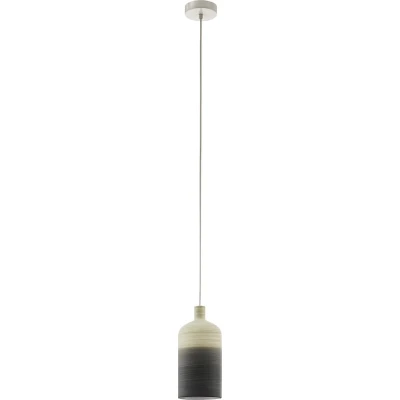 Afbeelding van Leen Bakker EGLO Hanglamp Azbarren Beige/ Hanglampen Grijs Staal