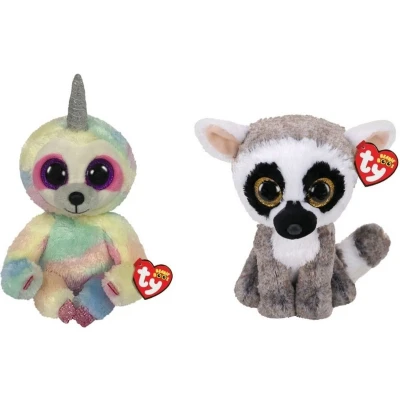 Afbeelding van Ty Knuffel Beanie Buddy Cooper Sloth &amp; Linus Lemur